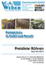 Preisliste Röhren Stand 2013/2014. Kompetenz in Stahl und Metall