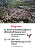 Programm Mai Berlin-Brandenburgische Ultraschall-Tagung 011. Brandenburg an der Havel. mit interdisziplinären Workshops