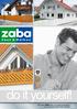 Zaun & Balkon. do it yourself! Für unser zaba Zaun- und Bakonprogramm aus Aluminium Folder bitte wenden!