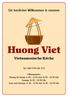 Huong Viet. Vietnamesische Küche. Tel.: