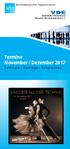 Termine November / Dezember 2017 Seminare - Vorträge - Exkursionen