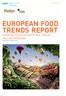 GDI-Studie Nr EuropEan Food TrEnds report PERSPEkTIvEN FüR INDUSTRIE, handel UND GASTRONOmIE David Bosshart, mirjam hauser
