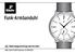 Funk-Armbanduhr. Bedienungsanleitung und Garantie. Tchibo GmbH D Hamburg 83371HB55XV