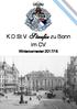 K.D.St.V. Staufia zu Bonn im CV. Wintersemester 2017/18
