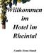 Willkommen im Hotel im Rheintal