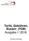 Tarife, Gebühren, Bussen (TGB) Ausgabe I / swiss unihockey