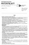 I. Teil. Inhalt. Berichte und Mitteilungen - Veröffentlichung von Entgelten für Service- und Informationsleistungen gemäß 33 Patentamtsgebührengesetz