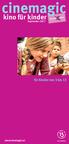 kino für kinder für Kinder von 3 bis 13  September 2017