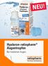 Hyaluron-ratiopharm Augentropfen. Bei trockenen Augen. NEU!