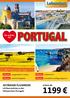 PORTUGAL 10-TÄGIGE FLUGREISE. So schön ist. schon ab. mit Busrundreise zu den Höhepunkten Portugals. Halbpension. ausgewählte 4*-Hotels