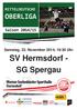 Samstag, 22. November 2014, 19:30 Uhr. SV Hermsdorf SG Spergau