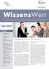 Ausgabe 11 Januar 2011 WissensWert AKTUELLES RUND UM DIE WISSENSBILANZ MADE IN GERMANY