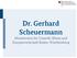 Dr. Gerhard Scheuermann Ministerium für Umwelt, Klima und Energiewirtschaft Baden-Württemberg