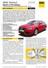 ADAC Autotest. Seite 1 / Audi A4 1.8 TFSI Ambition. ADAC Testergebnis Note 1,9. Viertürige Stufenhecklimousine der Mittelklasse (118 kw / 160 PS)