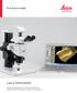 From Eye to Insight. Leica DMC2900. Digitale Mikroskopkamera für komfortable und effiziente Dokumentation und Präsentation in Industrie und Forschung.