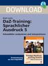 DOWNLOAD. Schaubilder analysieren und interpretieren. Birgit Lascho DaZ-Training: Sprachlicher Ausdruck 5. Downloadauszug aus dem Originaltitel: