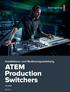Installations- und Bedienungsanleitung. ATEM Production Switchers. Juli Deutsch