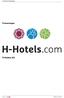 Pressemappe H-Hotels AG