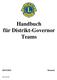 Handbuch für Distrikt-Governor Teams