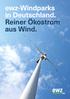 ewz-windparks in Deutschland. Reiner Ökostrom aus Wind.