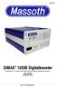 DiMAX 1203B Digitalbooster Digitalbooster 3 x 4 Ampere für den Betrieb NMRA-kompatibler Modellbahnkomponenten MASSOTH