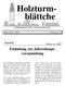Holzturmblättche. Einladung zur Jahreshauptversammlung. Neues aus K07. März/April 2006 Jahrgang 21. Mitteilungsblatt des DARC - Ortsverband Mainz-K07