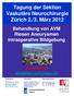 Tagung der Sektion Vaskuläre Neurochirurgie Zürich 2./3. März 2012
