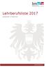 Lehrberufsliste Lehrberufe in Österreich
