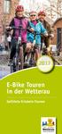 Gerti Kuhl. E-Bike Touren in der Wetterau. Geführte Erlebnis-Touren