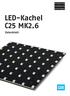 LED-Kachel C25 MK2.6. Datenblatt