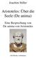 Aristoteles: Über die Seele (De anima)