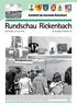 ) 0 / )2/3 / Exkursion zur Abwasserreinigungsanlage. Amtsblatt der Gemeinde Rickenbach  4 0 $ 2 0 )2/3 /