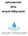 Jahresbericht 2016 Jariyah Hilfsprojekt