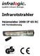 infralogic Infrarotstrahler Heizmeister 2000 IP 65 RC mit Fernbedienung Qualität-Infrarot-Ökologie
