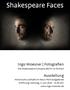 Shakespeare Faces. Ingo Woesner Fotografien. Ausstellung. Die Shakespeare Company Berlin im Portrait