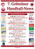 7. Grömitzer Handball-News