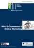 MSc E-Commerce & Online Marketing. Grenzenlos. In Weiterbildung.  Lehrgang zur Weiterbildung gem. 9 Fachhochschulstudiengesetz.