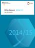 BISp-Report 2014/15. Bilanz und Perspektiven 2014/15