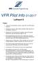 VFR Pilot Info 01/2017