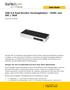 USB 3.0 Dual Monitor Dockingstation - HDMI und DVI / VGA