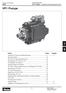 VP1 Pumpe. LKW-Hydraulik VP1 Pumpe - variables Verdrängungsvolumen. Inhalt Seite Kapitel