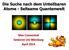 Die Suche nach dem Unteilbaren Atome - Seltsame Quantenwelt. Max Camenzind Senioren Uni Würzburg April 2014