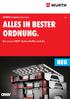 WÜRTH Industrie Service DE ALLES IN BESTER ORDNUNG. Die neuen ORSY NEU