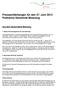 Pressemitteilungen für den 27. Juni 2013 Politische Gemeinde Mosnang