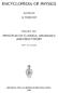 ENCYCLOPEDIA OF PHYSICS