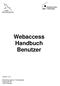 Webaccess Handbuch Benutzer