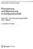 Finanzierung und Bilanzierung in der Bauwirtschaft