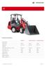 1260 Hoftrac. Technical specifications. Engine data. Electric motor Battery Standard Battery Optional