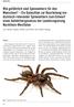 Wie gefährlich sind Spinnentiere für den Menschen? Ein Gutachten zur Beurteilung medizinisch-relevanter