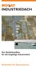 INDUSTRIEDACH. Der Qualitätsaufbau für das langlebige Industriedach. Sicherheit für Generationen